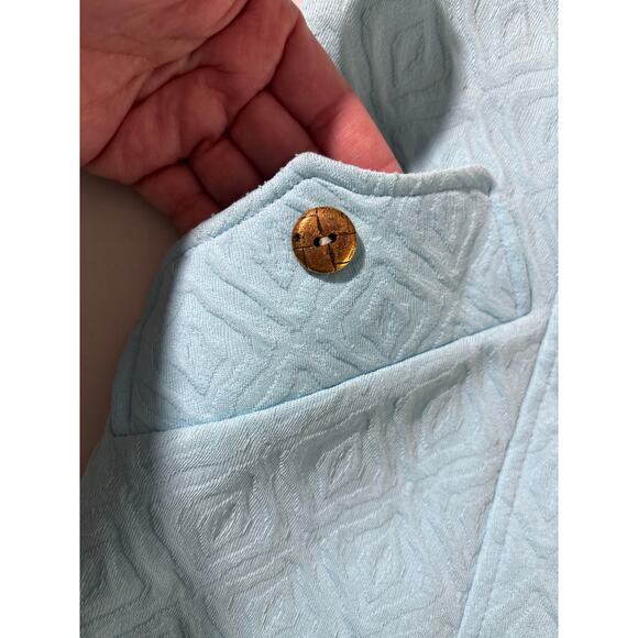 Julius Garfinckel & Co. Trench Coat Women Size XS  Geometric Double Breasted - Picture 5 of 12